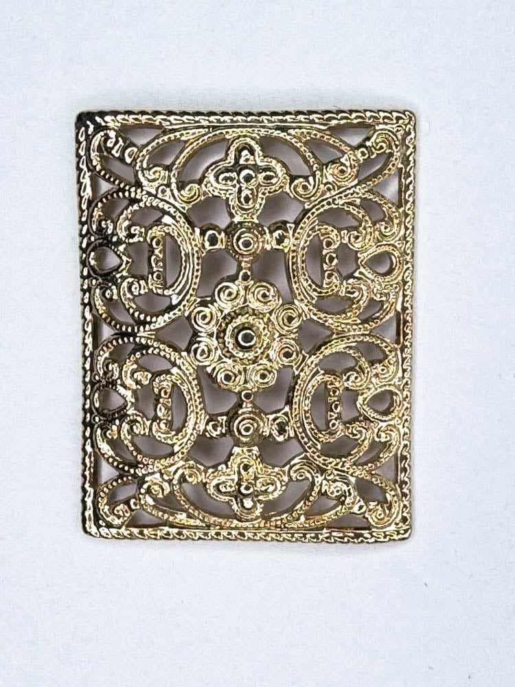 Filigree Rectangle 30 x 24mm