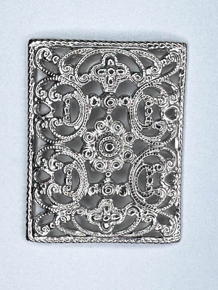 Filigree Rectangle 30 x 24mm