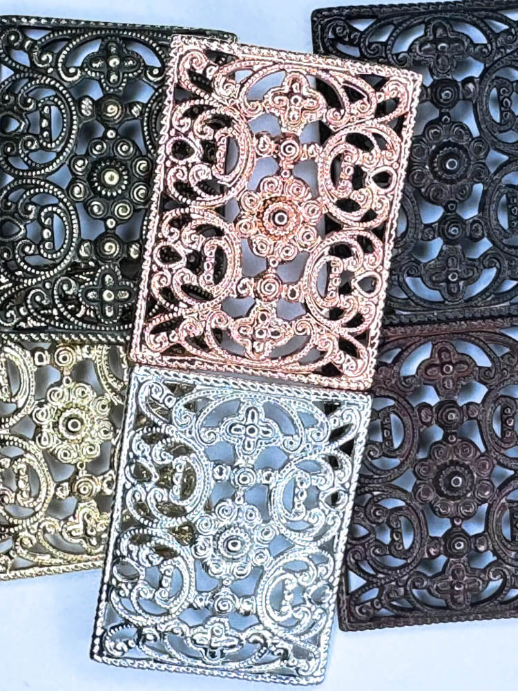 Filigree Rectangle 30 x 24mm